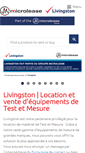 Mobile Screenshot of livingston.fr